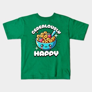 Cerealously Happy Kids T-Shirt